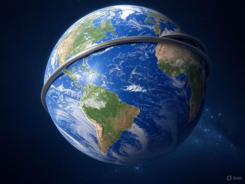 Existing UIR illustration of tubing wrapped around the globe